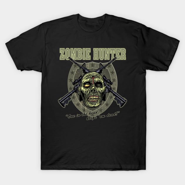 Zombie Hunter T-Shirt by Atomic Blizzard